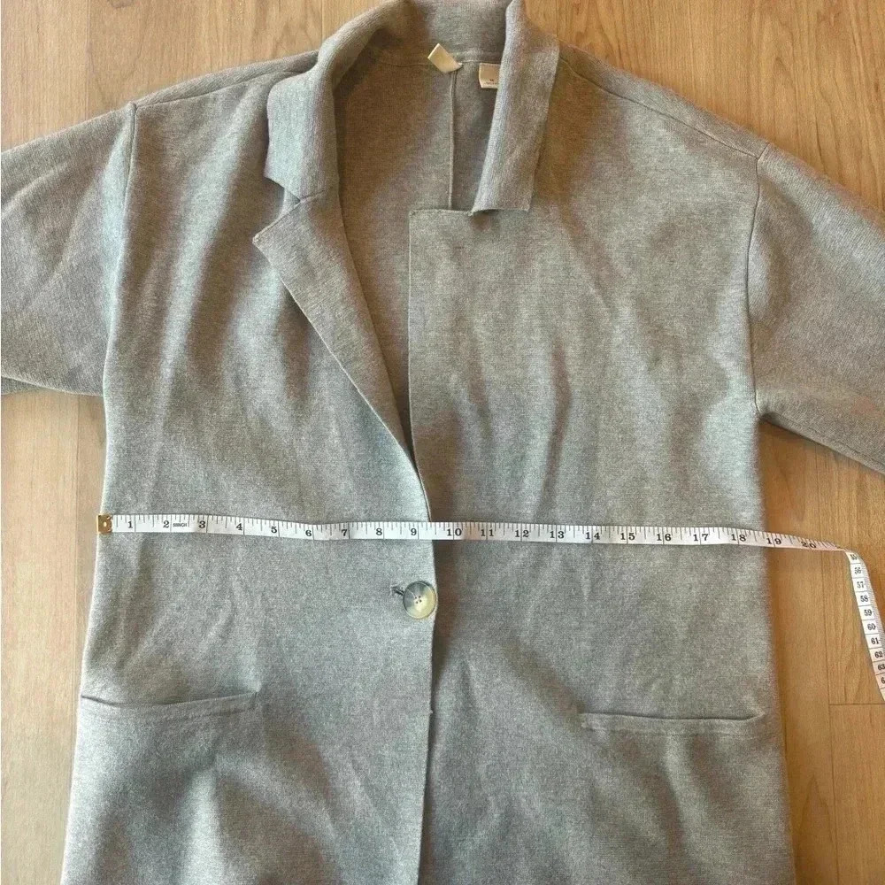 Anthropologie Gray Moth Button Cardigan - Picture 4 of 5